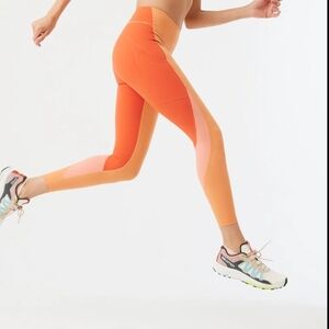 Outdoor voices sunstone/paprika/peach zoom 7/8 leggings size XXL